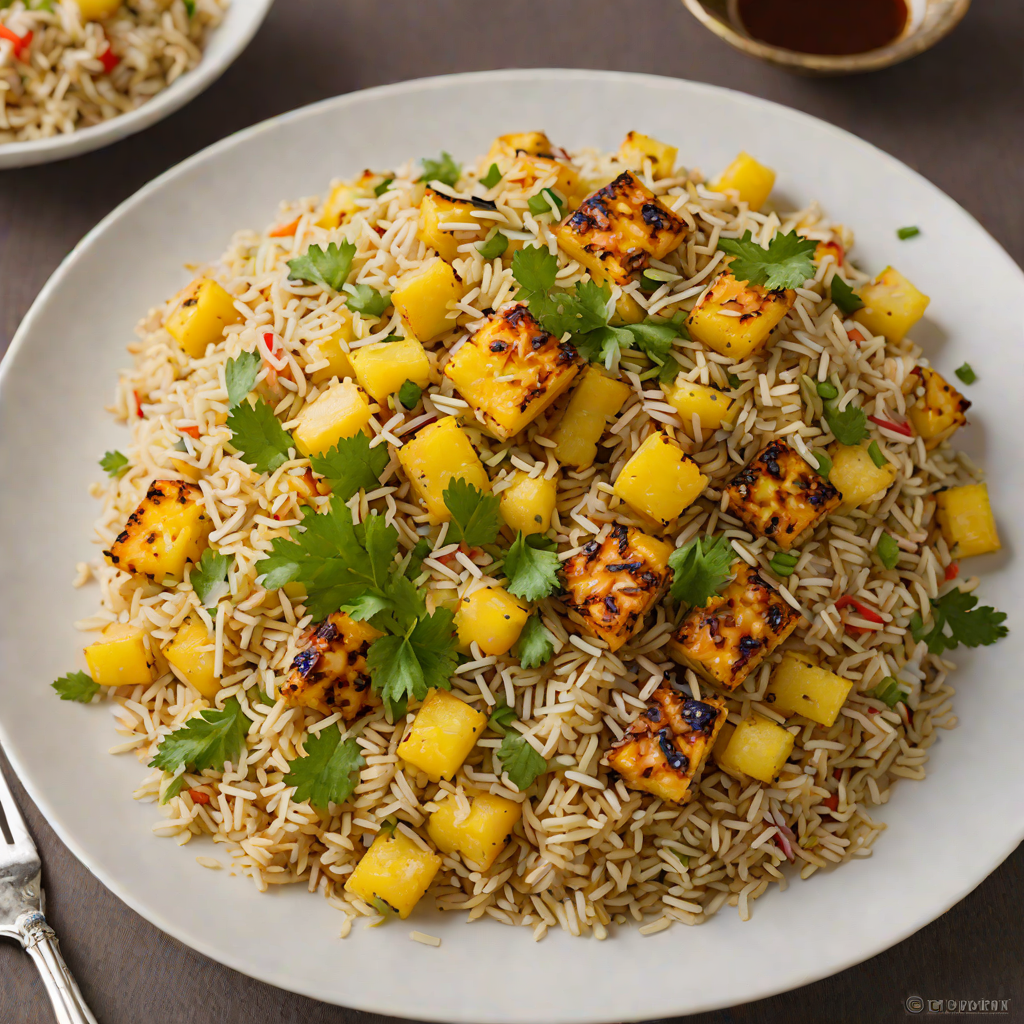 Charred Tiki-Style Pineapple and Coconut Fried Rice