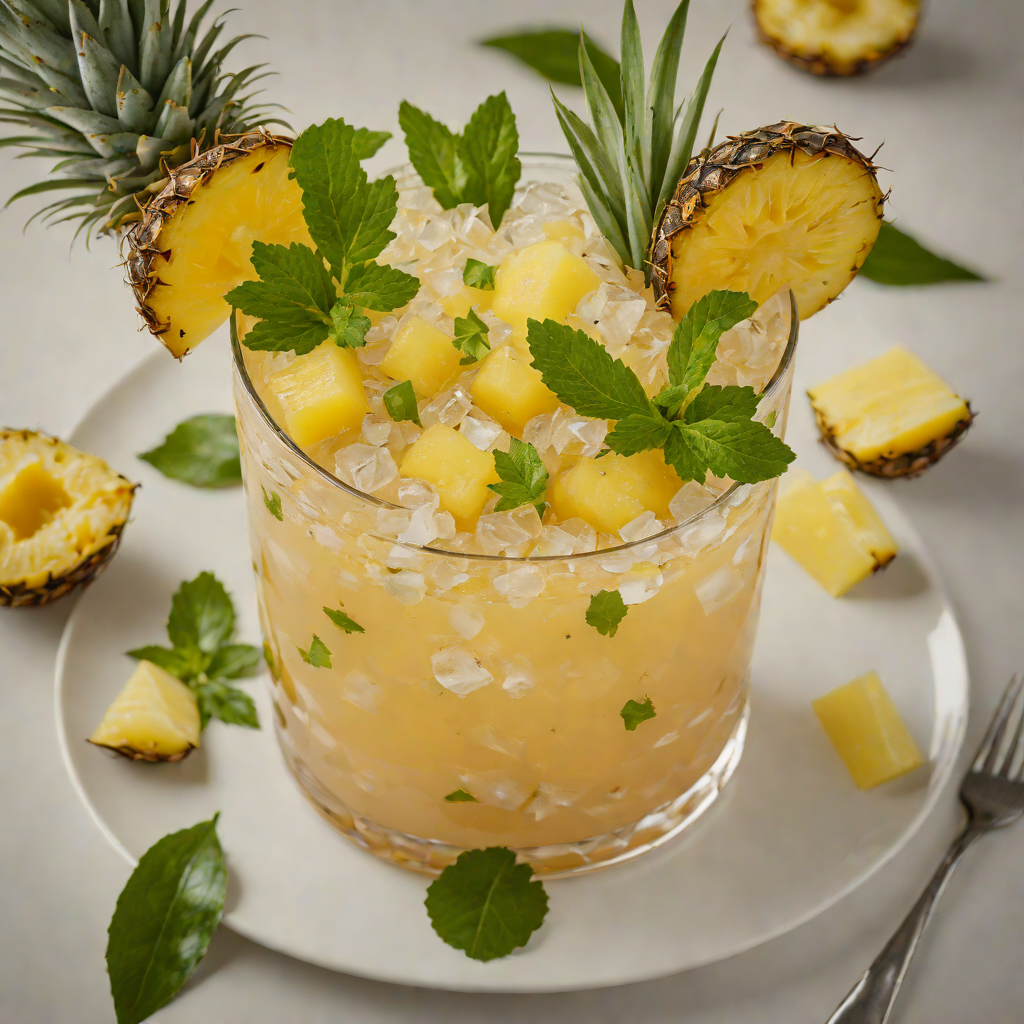 Tropical Rum and Pineapple Julep