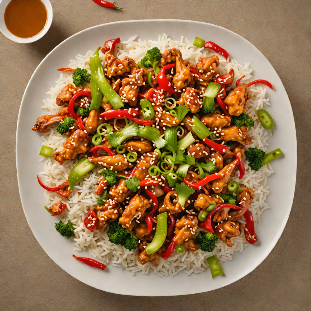 Spicy Korean-Inspired Hot Pepper Chicken Stir-Fry