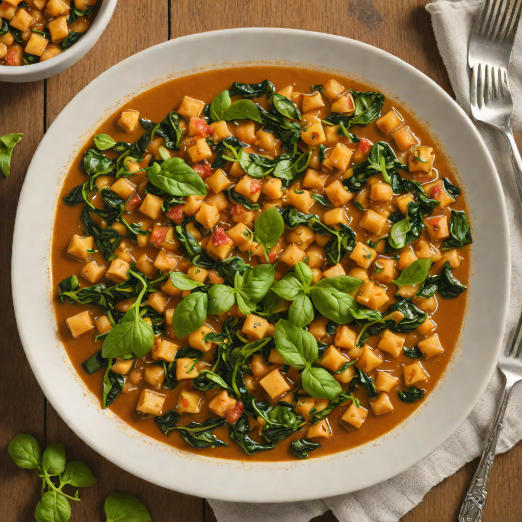 Garlic-Rubbed Spanish Chickpea and Spinach Stew