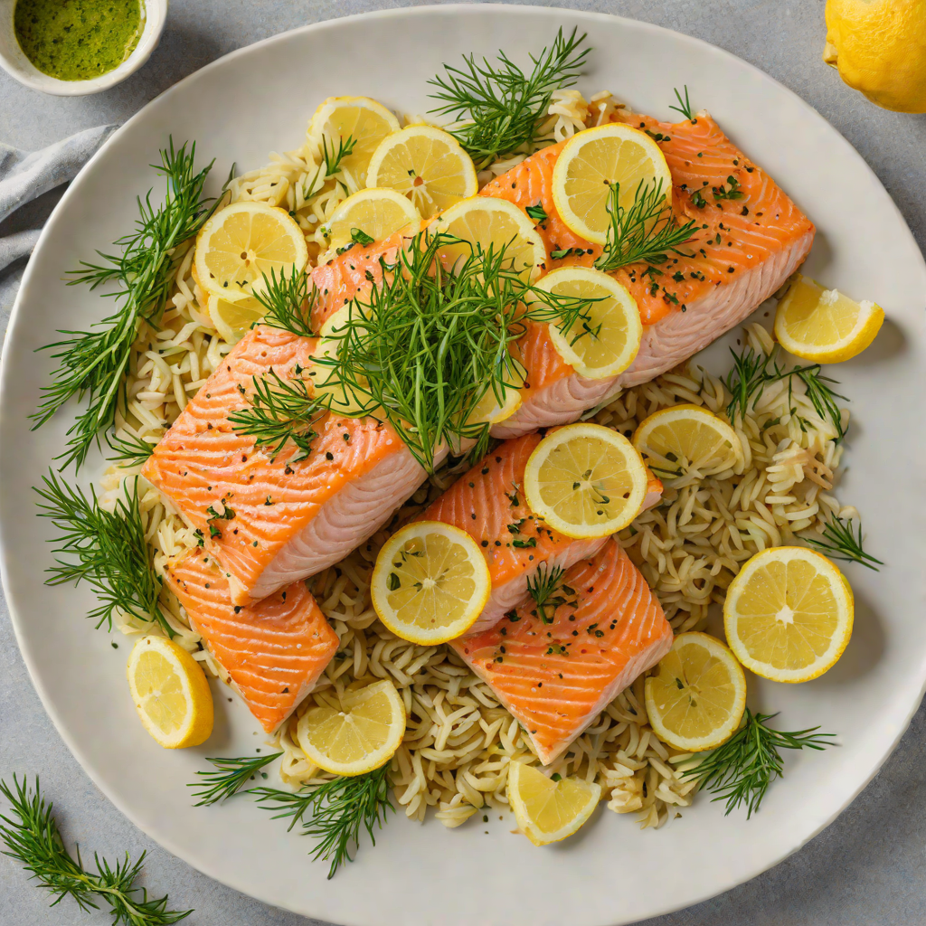 Pan-Seared Garlic Butter Salmon with Lemon and Dill