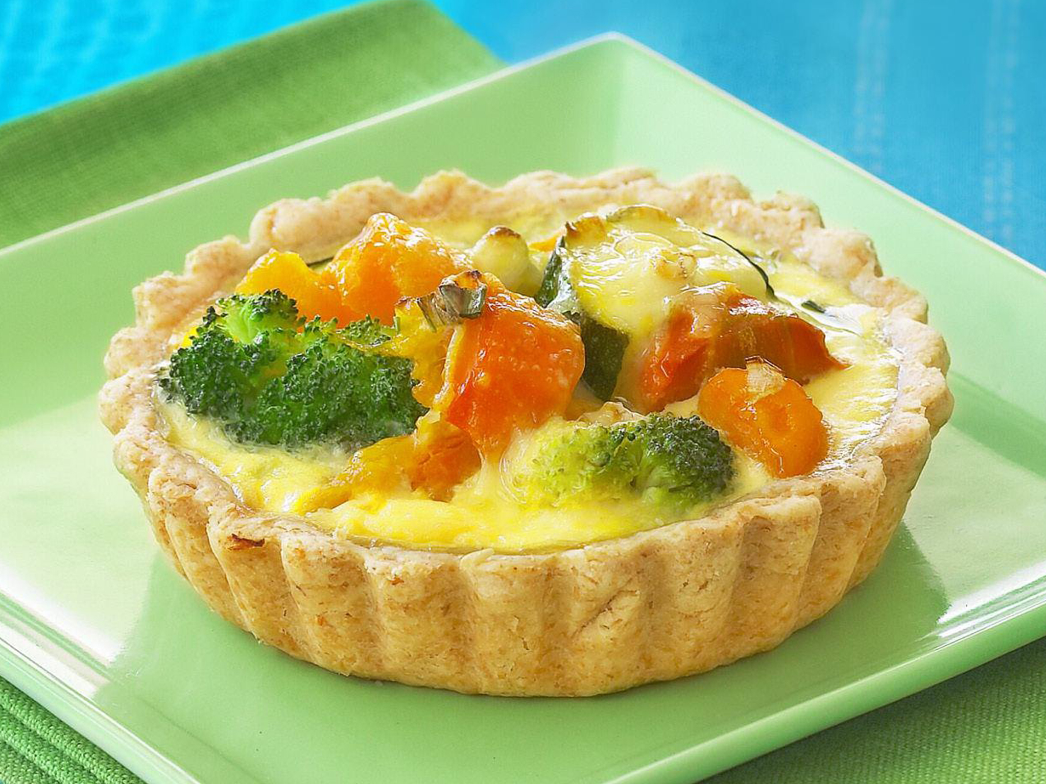 Half-Moon Vegetable Tarts with Lemon-Herb Crust