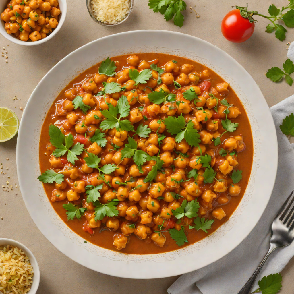 One-Pot Spicy Chickpea Tomato Curry