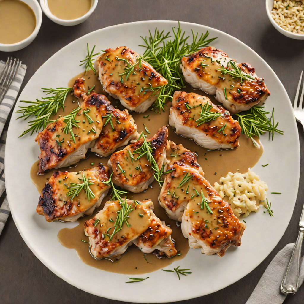 Pan-Seared Chicken Thighs with Rosemary Garlic Pan Sauce