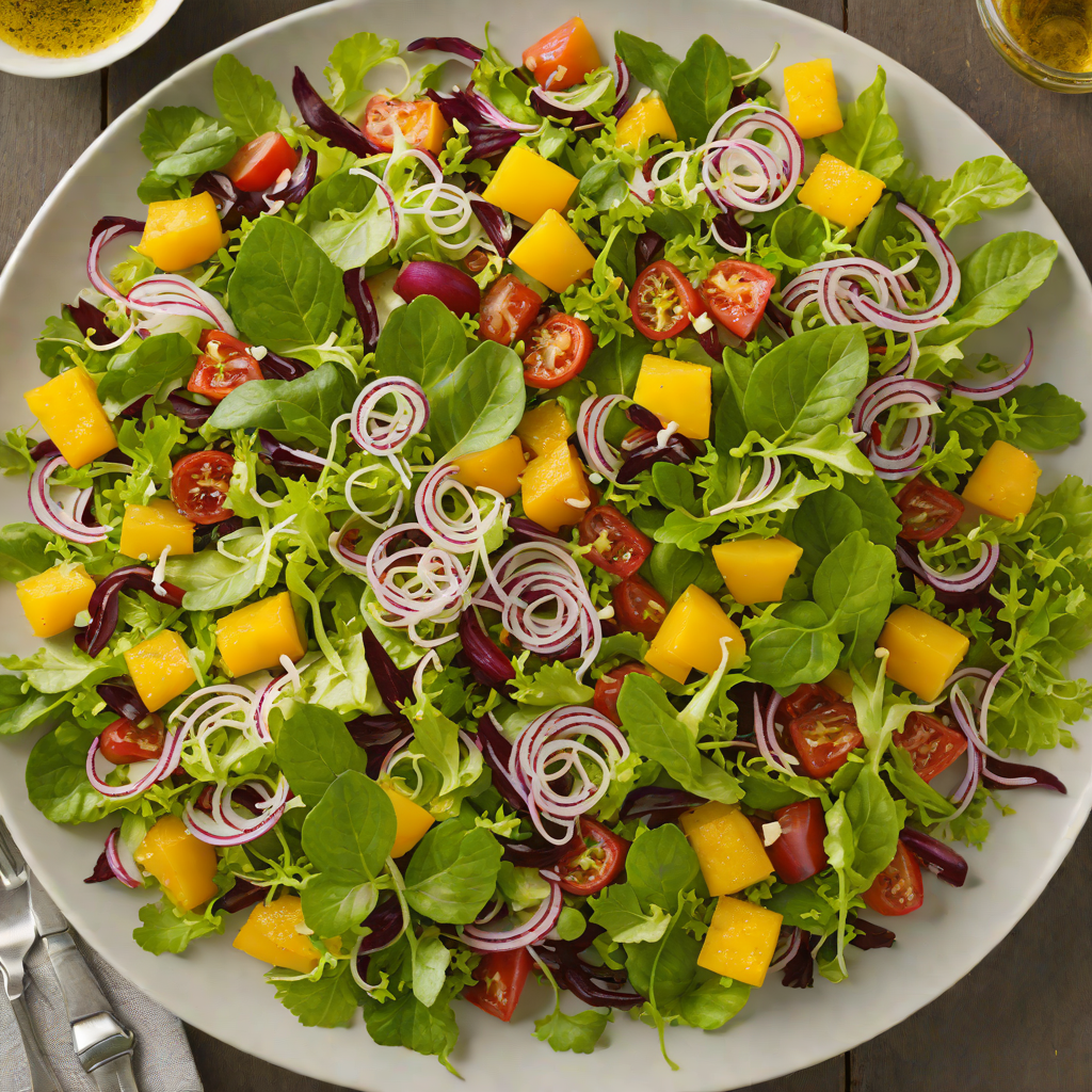 Oz's Emerald Garden Salad with Citrus Vinaigrette