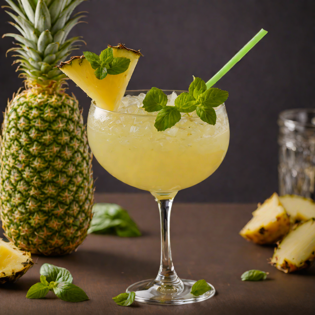Pineapple Basil Daiquiri
