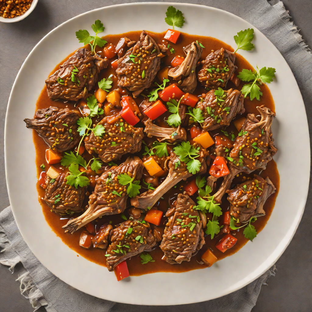 Slow-Cooked Lamb Tibs with Berbere and Garlic