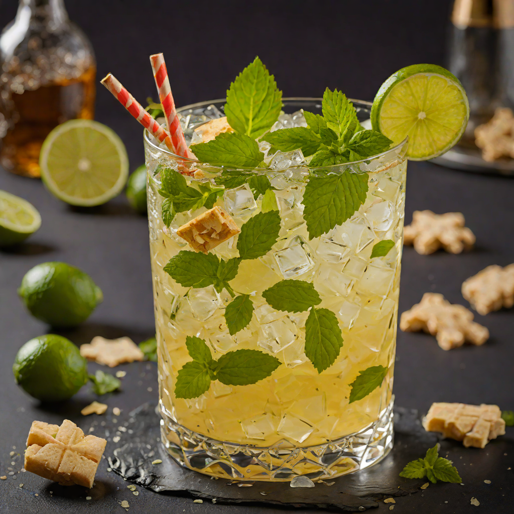 Tropical Rum and Fresh Ginger Mojito