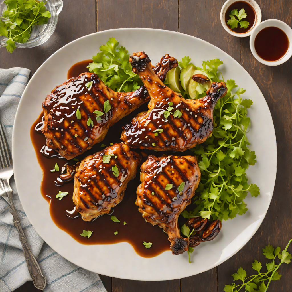 Grilled Senegalese-Spiced Chicken with Tamarind Glaze