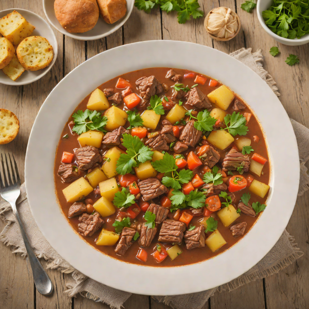 Spicy Bolivian Beef and Potato Stew
