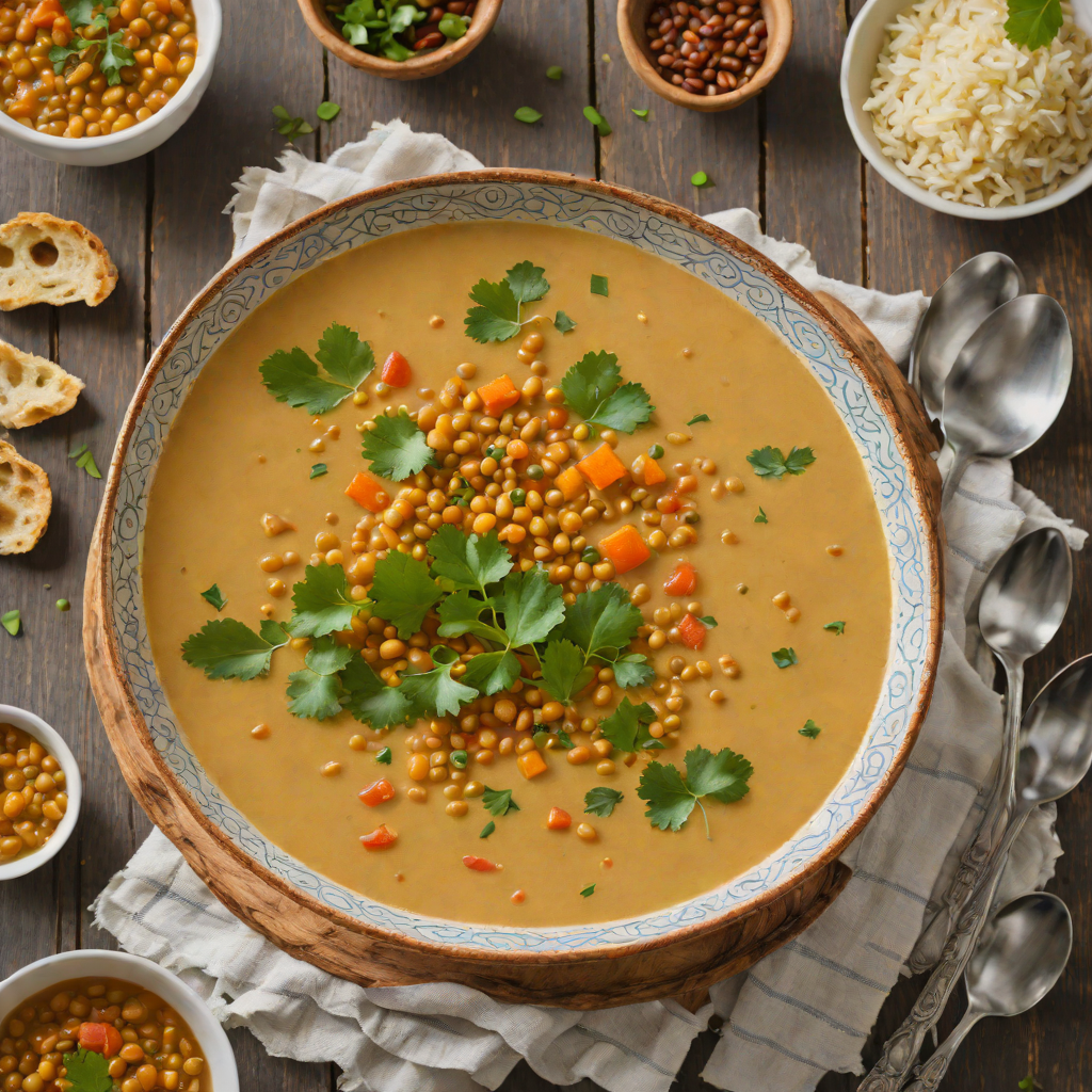 One-Pot Creamy Coconut Curry Lentil Soup