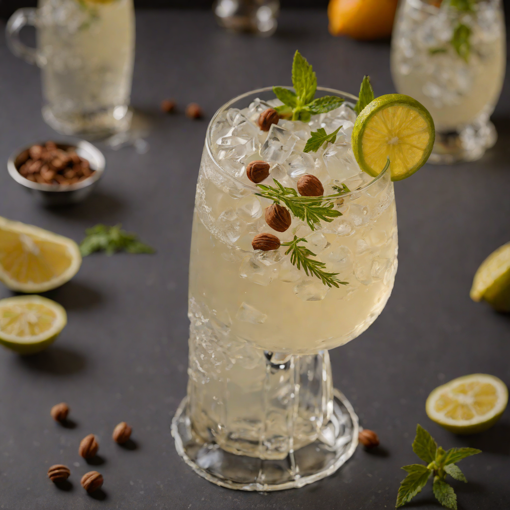 Vanilla-Cardamom Gin Fizz