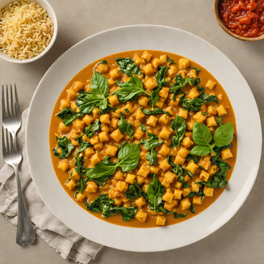 Vegan Chickpea and Spinach Curry