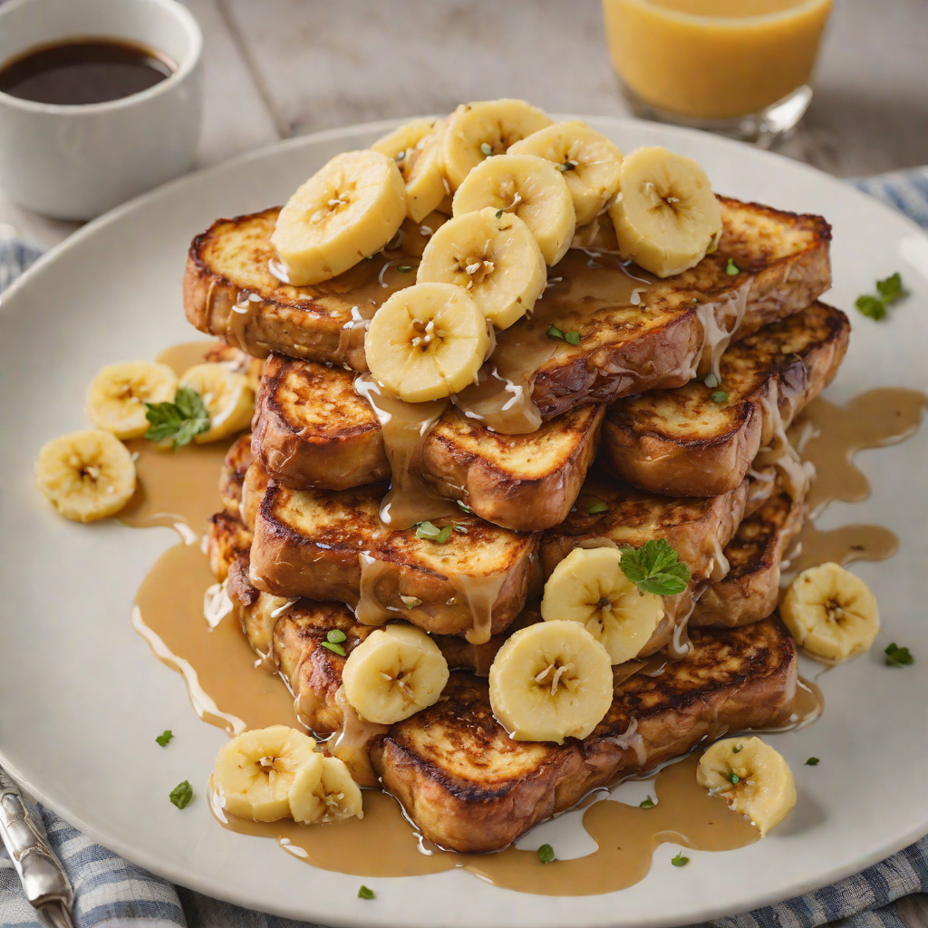 Rum-Soaked Banana Foster French Toast