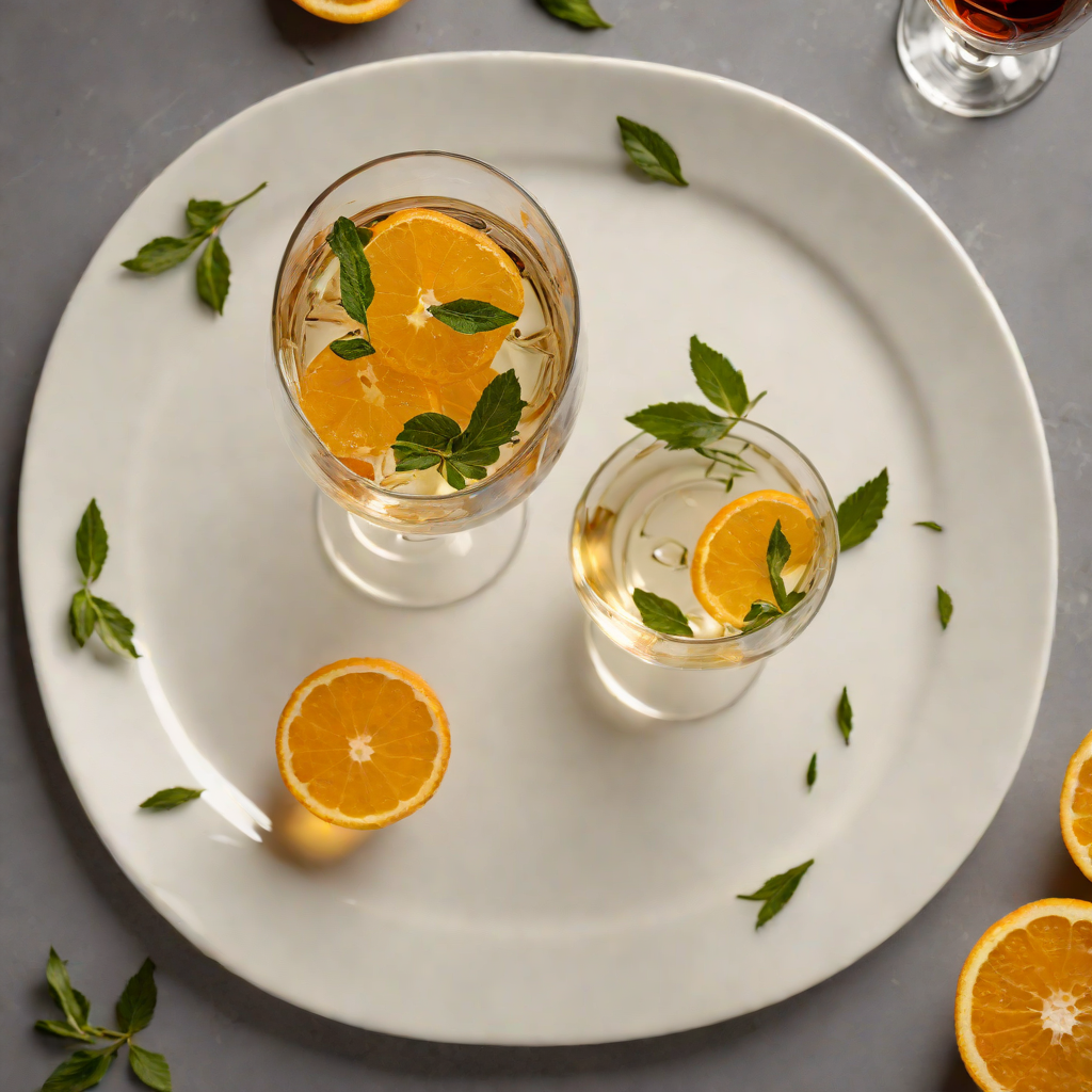 Herbal Vermouth and Orange Twist