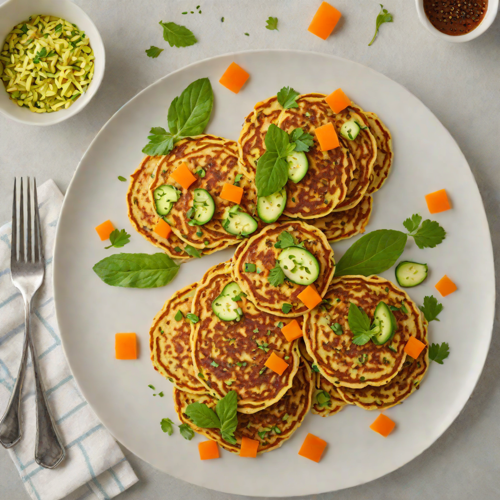 Gluten-Free Hidden Veggie Pancakes with Zucchini and Carrot