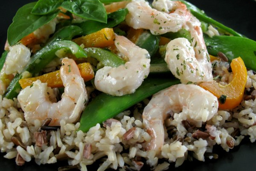Garlic Shrimp Stir-Fry