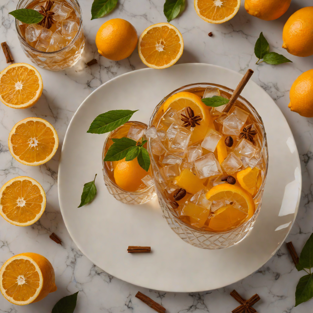 Spiced Rum Stirred Citrus Old Fashioned