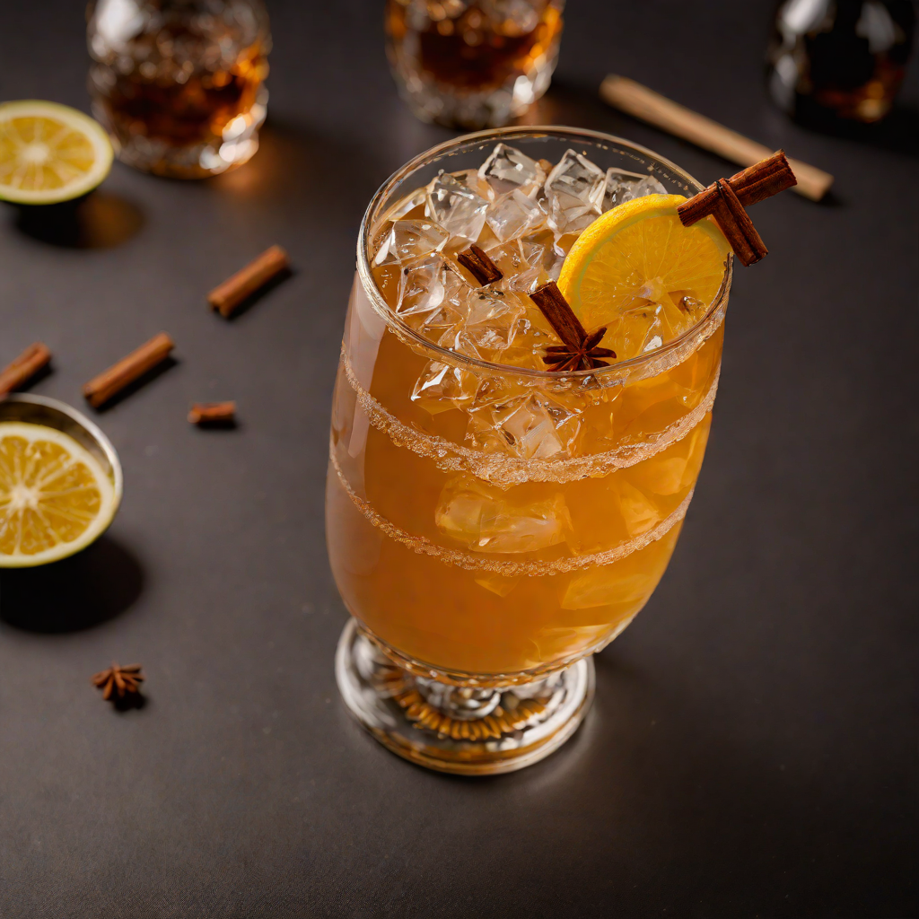 Smoked Spiced Whiskey Sour