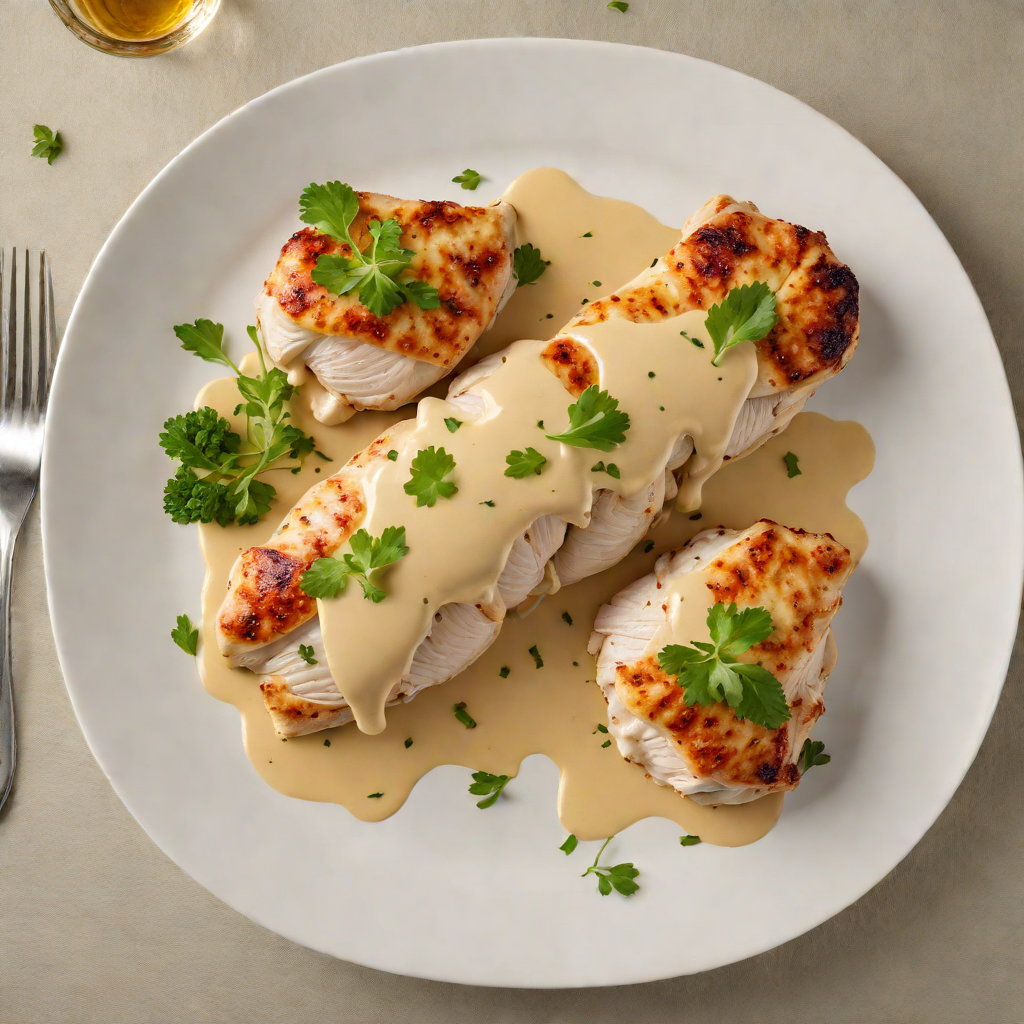 Pan-Seared Chicken with Marlborough Mustard Cream Sauce