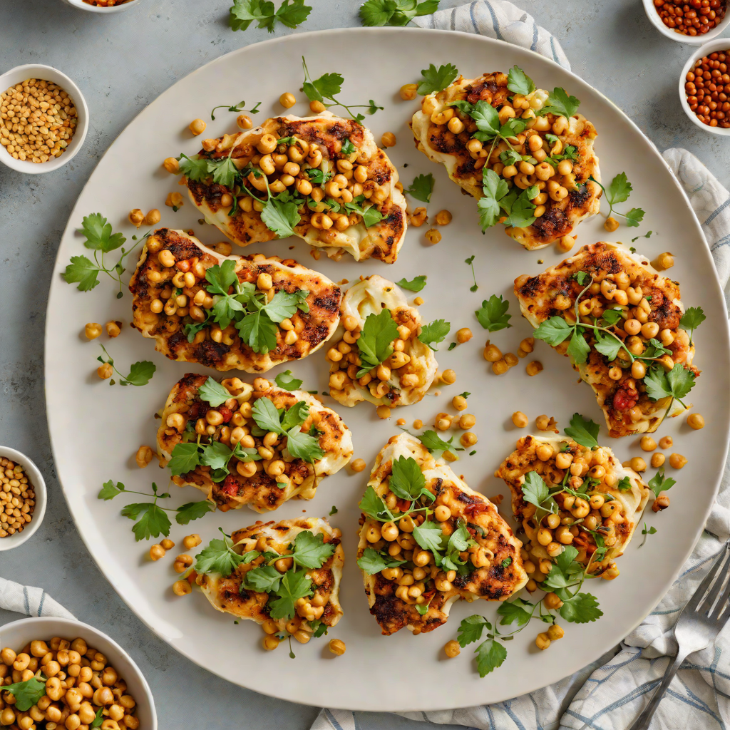 Sheet Pan Harissa-Spiced Cauliflower Steaks with Chickpeas