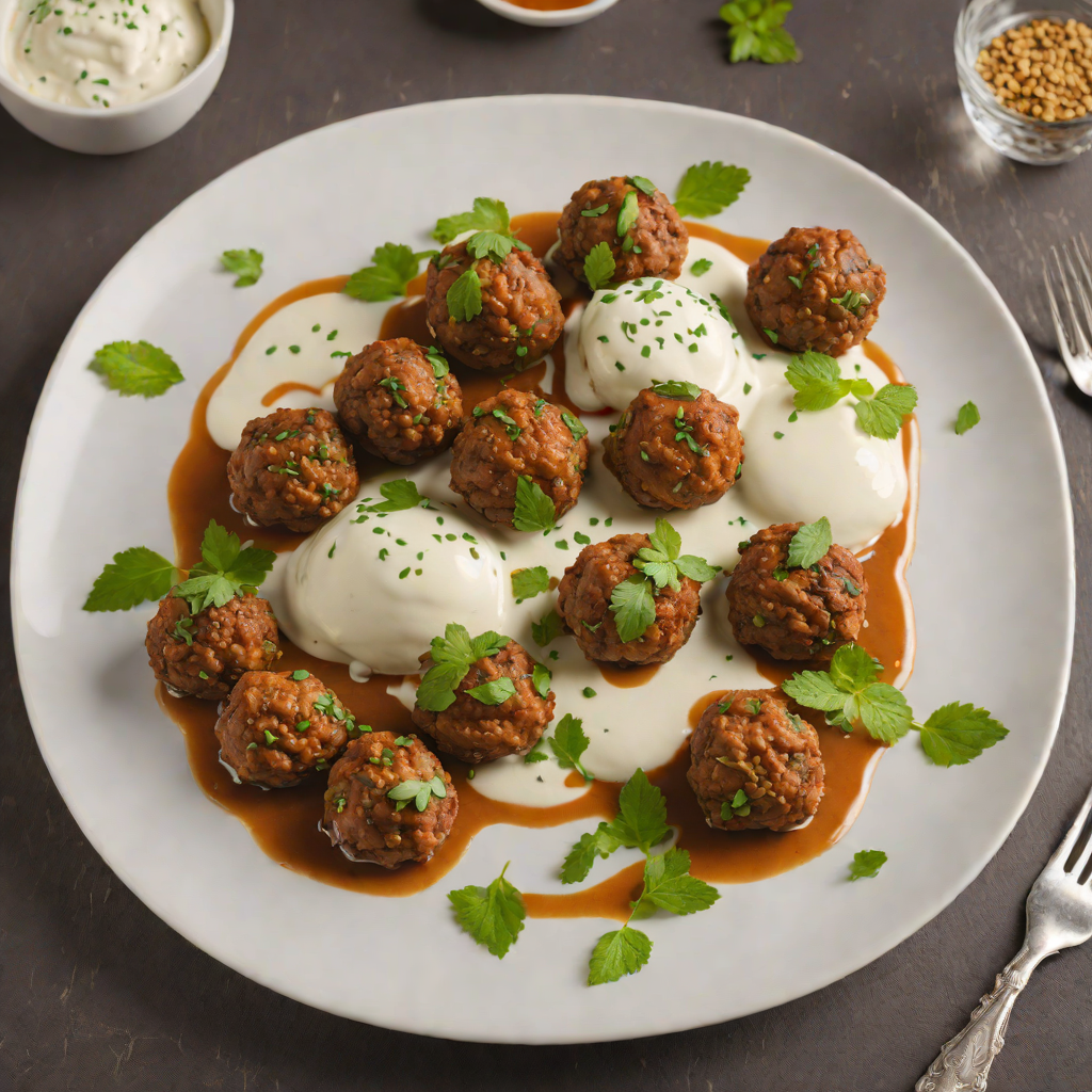 Cumin-Spiced Lamb Meatballs with Mint Yogurt