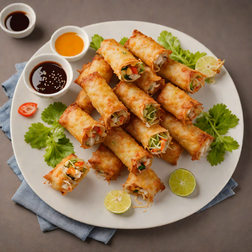 Pan-Fried Vietnamese Shrimp and Pork Egg Rolls