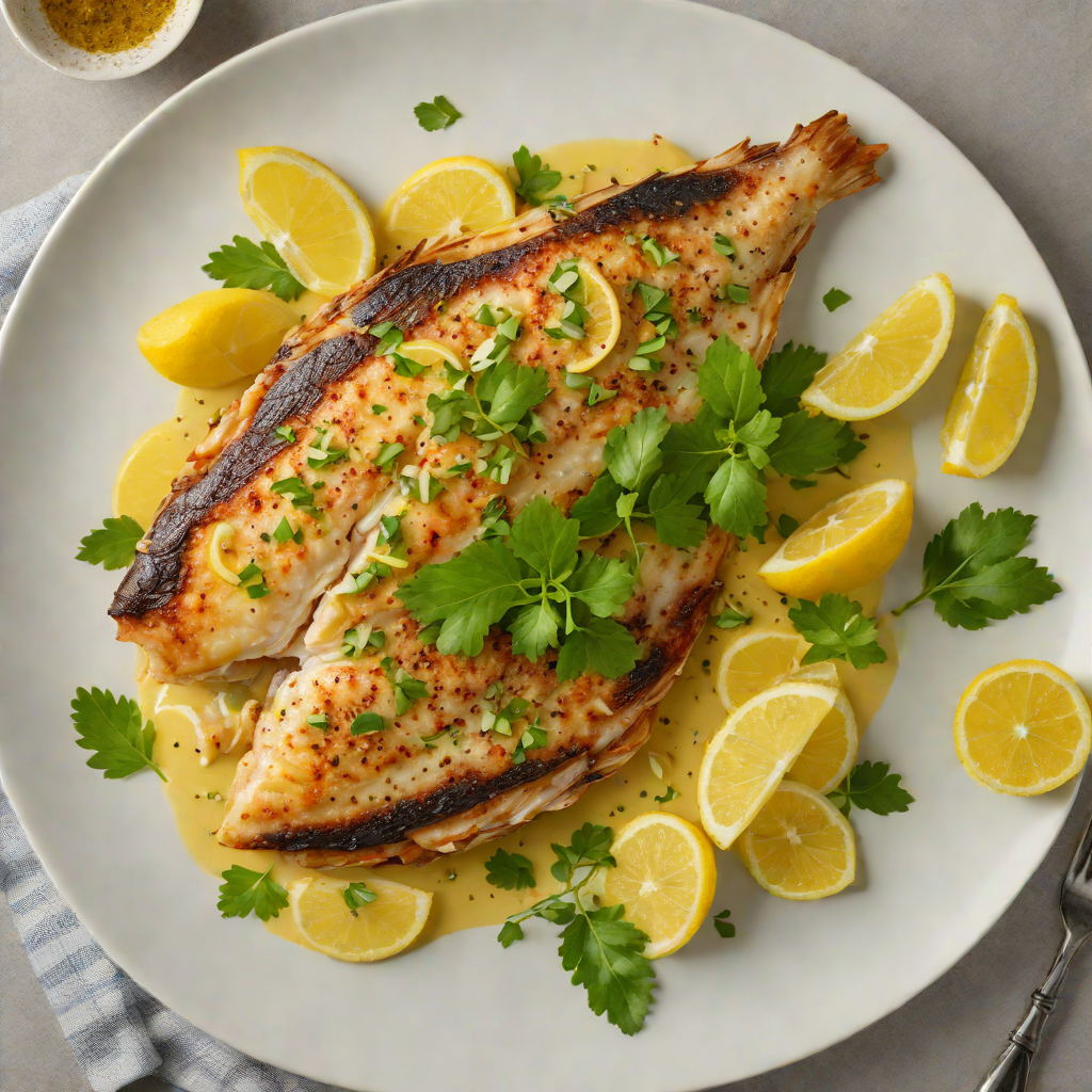 Pan-Fried Tilapia with Garlic and Calamansi Butter