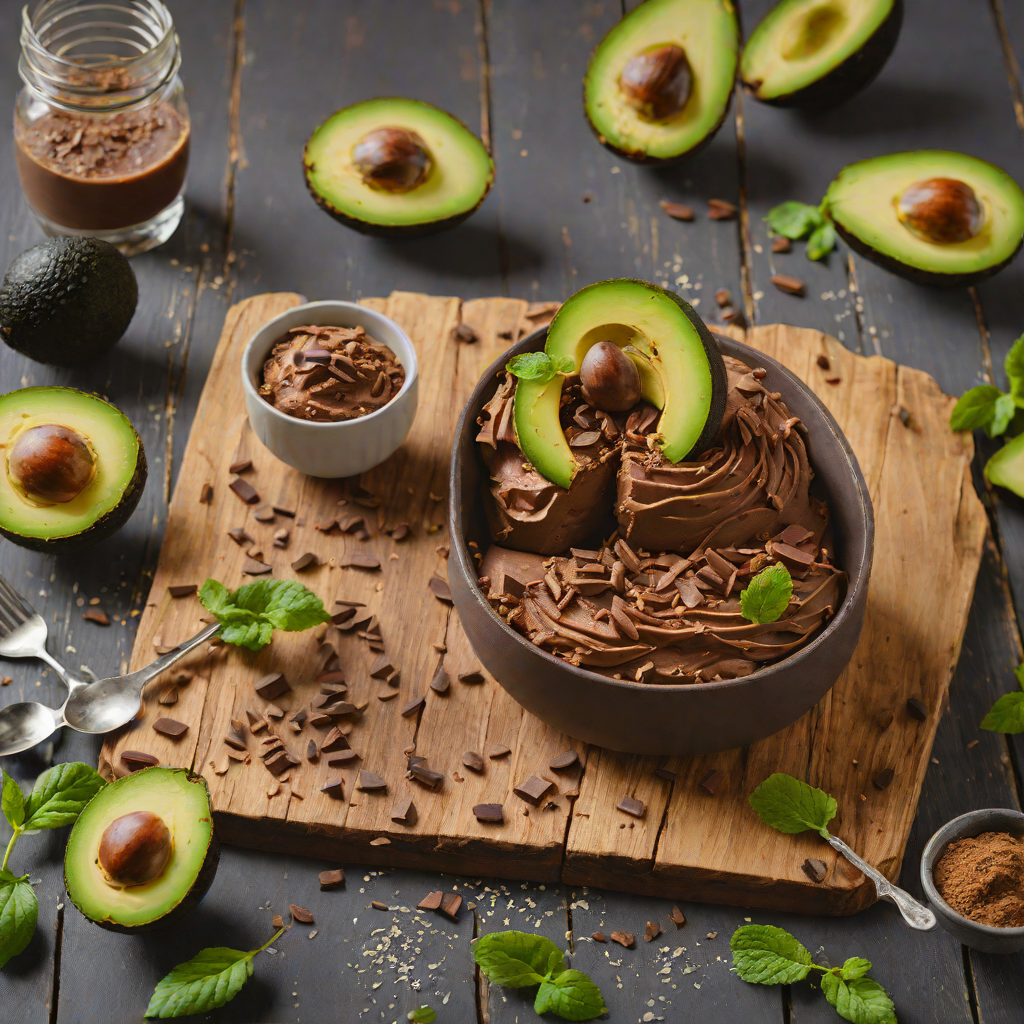 No-Bake Chocolate Avocado Mousse with Cocoa and Maple