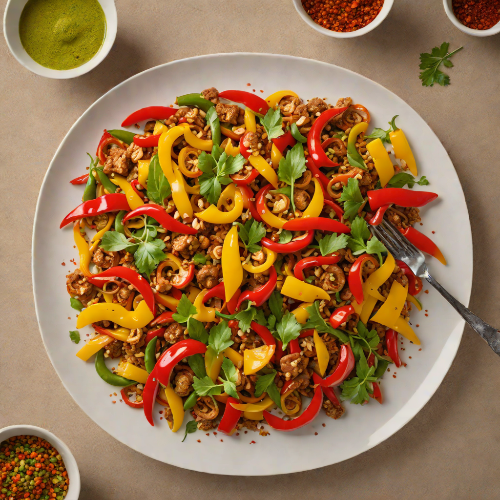 Tibs Stir-Fry with Berbere and Bell Peppers