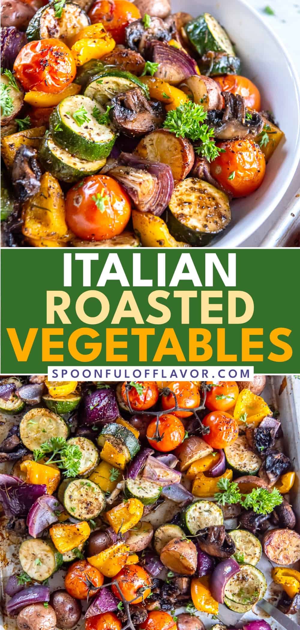 Oven-Roasted Italian Herb and Garlic Vegetable Medley