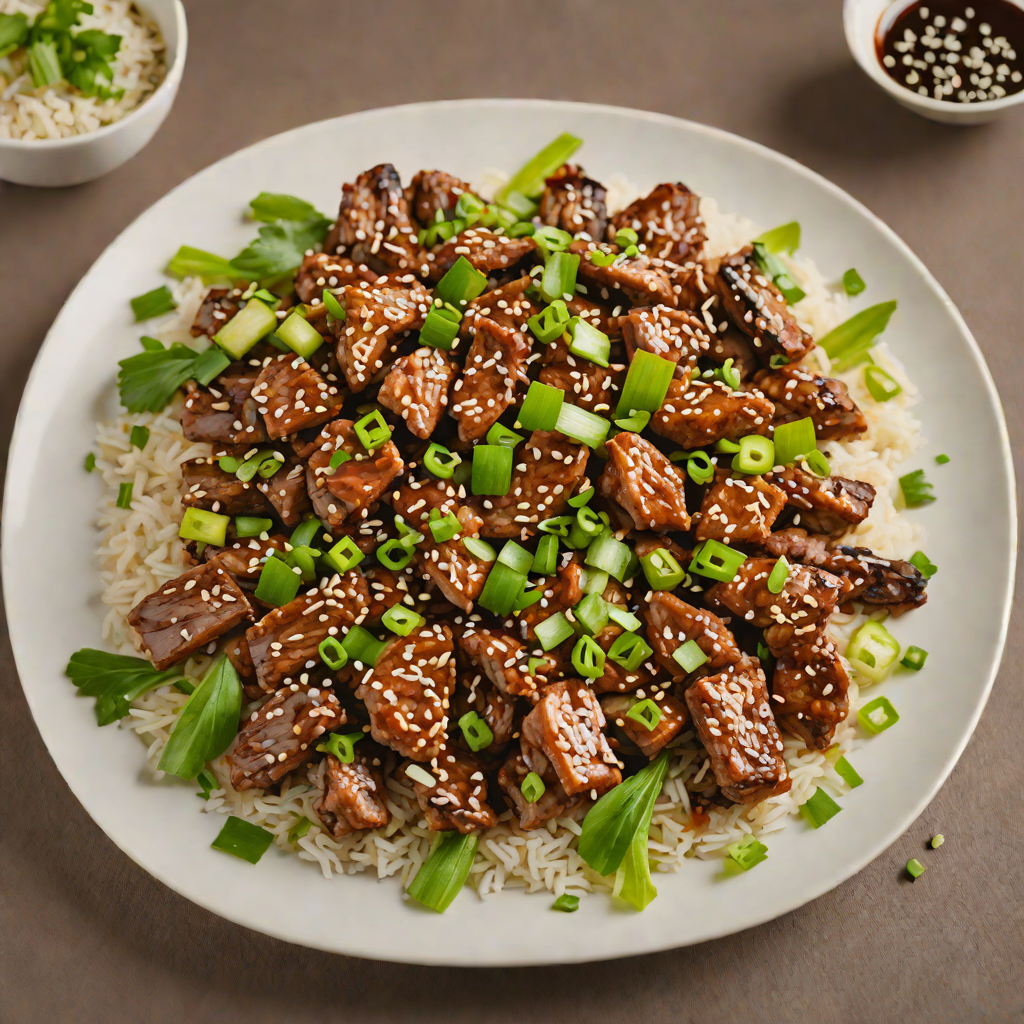 Pan-Fried Korean Pork Bulgogi with Sesame and Scallions