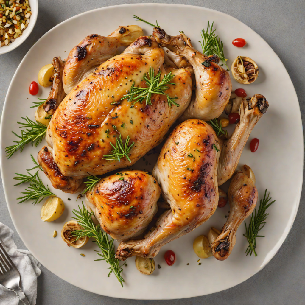 Italian Pan-Roasted Chicken with Garlic and Rosemary