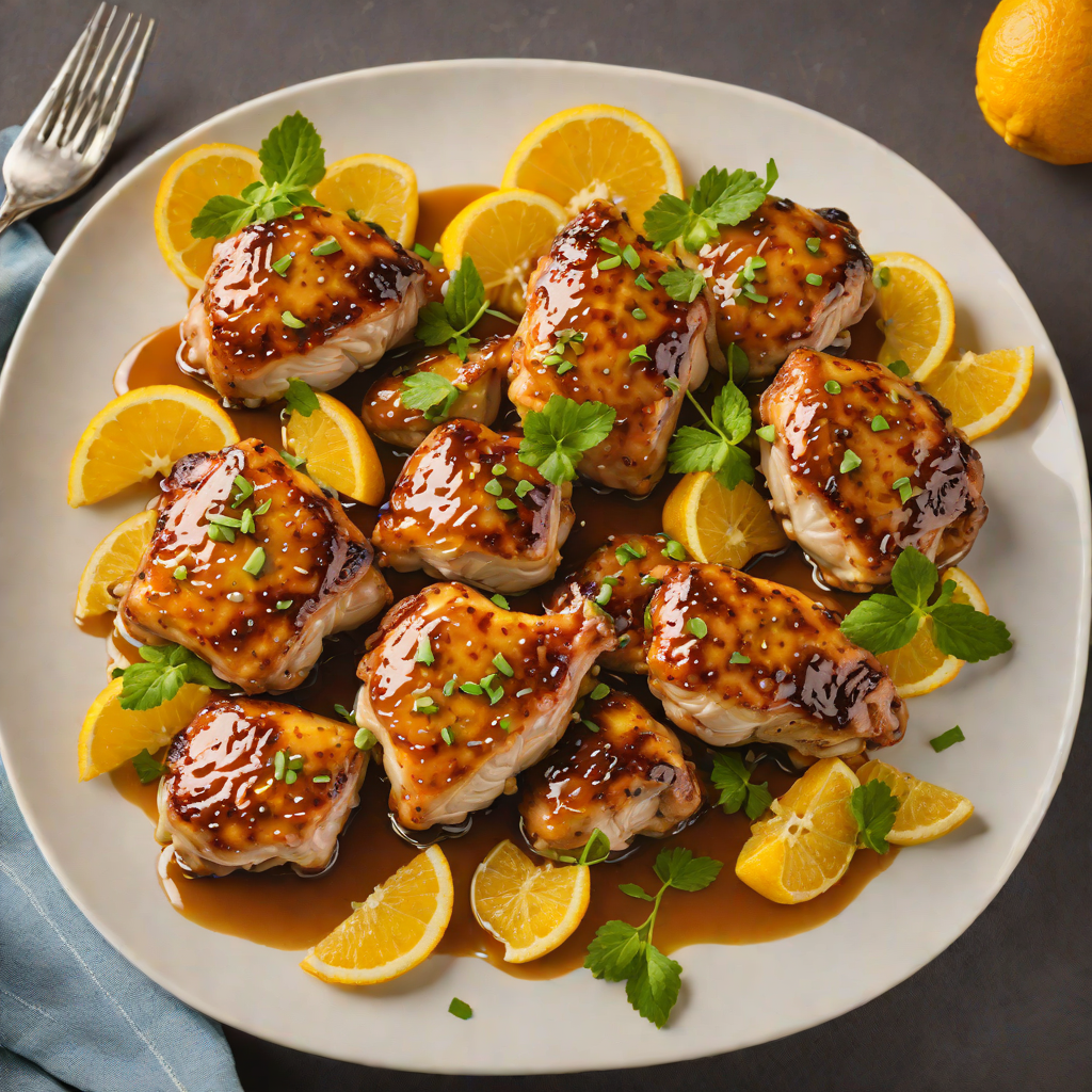 Pan-Seared Chicken Thighs with Tangy Citrus Glaze