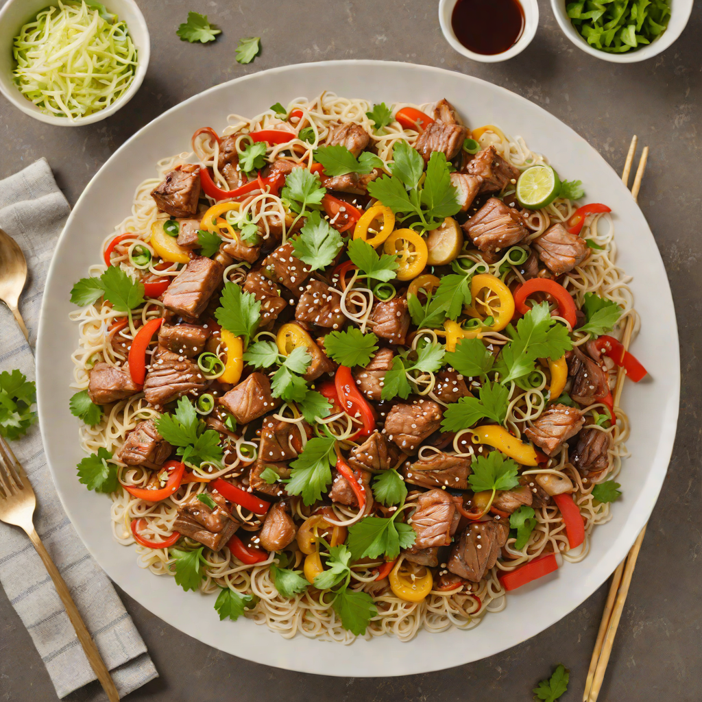 Vietnamese Regional Style Lemongrass Pork Stir Fry