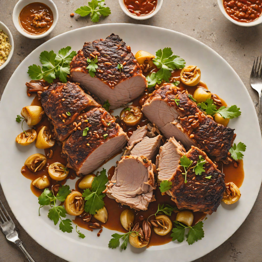Slow-Roasted Spanish Garlic and Paprika Pork Shoulder