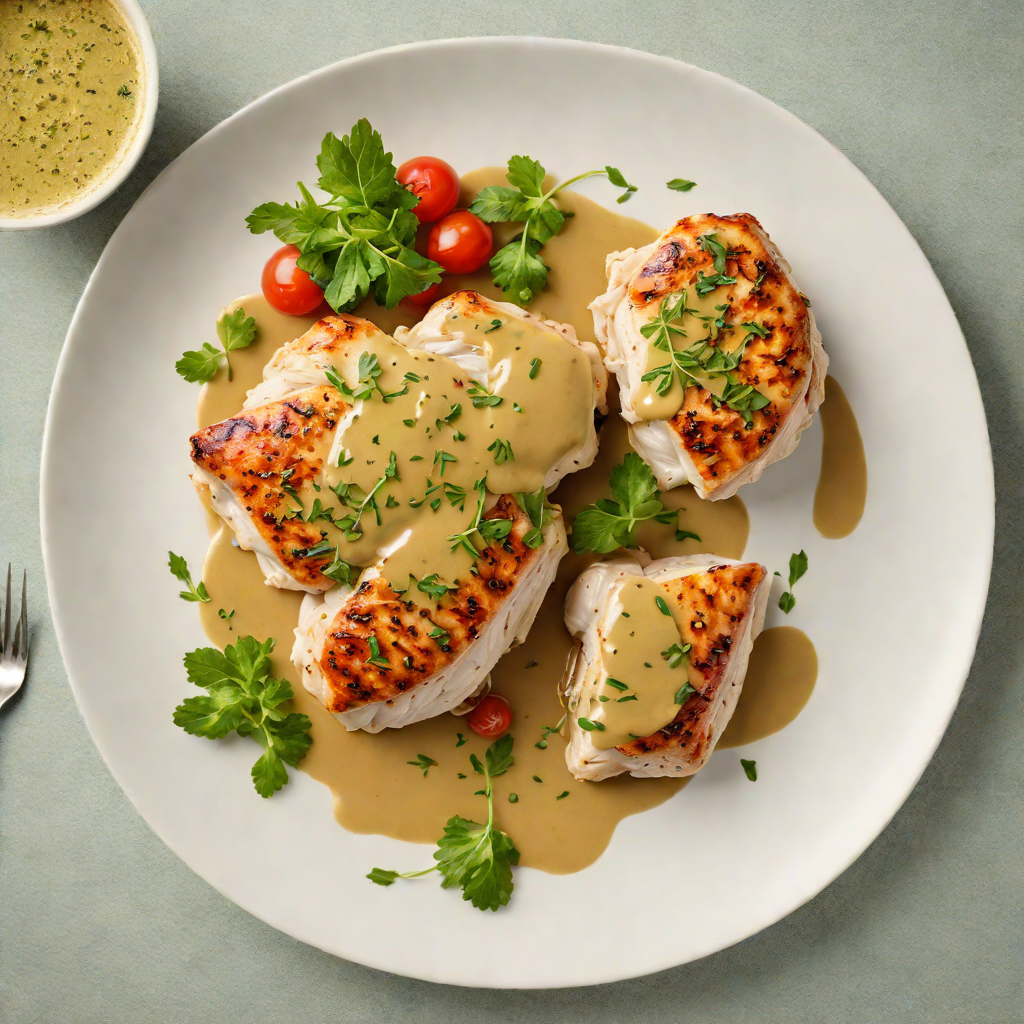 Pan-Seared Chicken with Marlborough Mustard and Herb Sauce