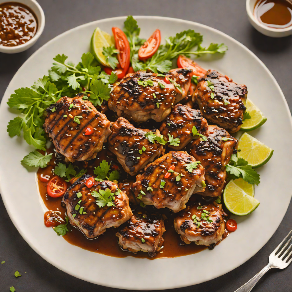 Spiced Rum-Infused Caribbean Jerk Chicken Thighs