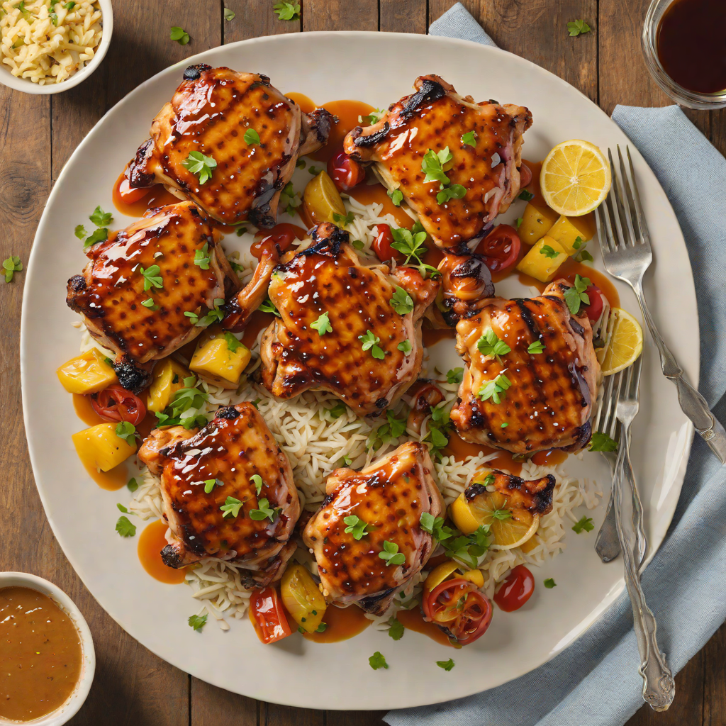 Grilled Honey-Chipotle Chicken Thighs