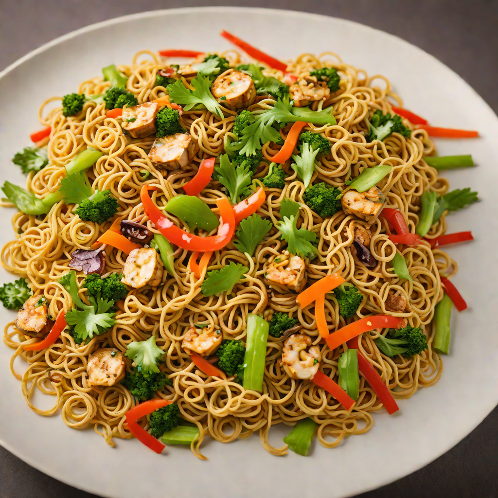 Shanghai Stir-Fried Noodles with Soy and Vegetables