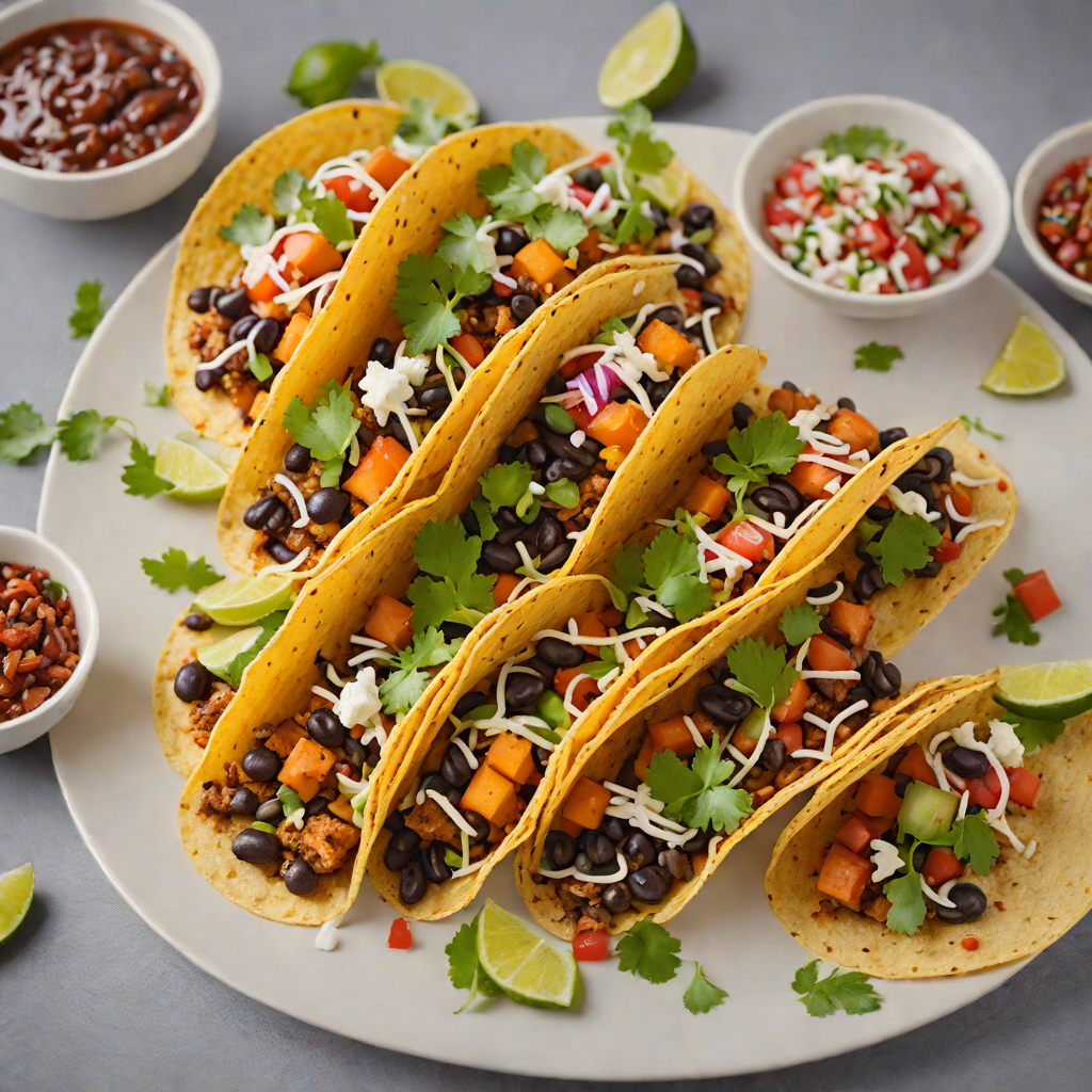 Black Bean and Roasted Sweet Potato Tacos