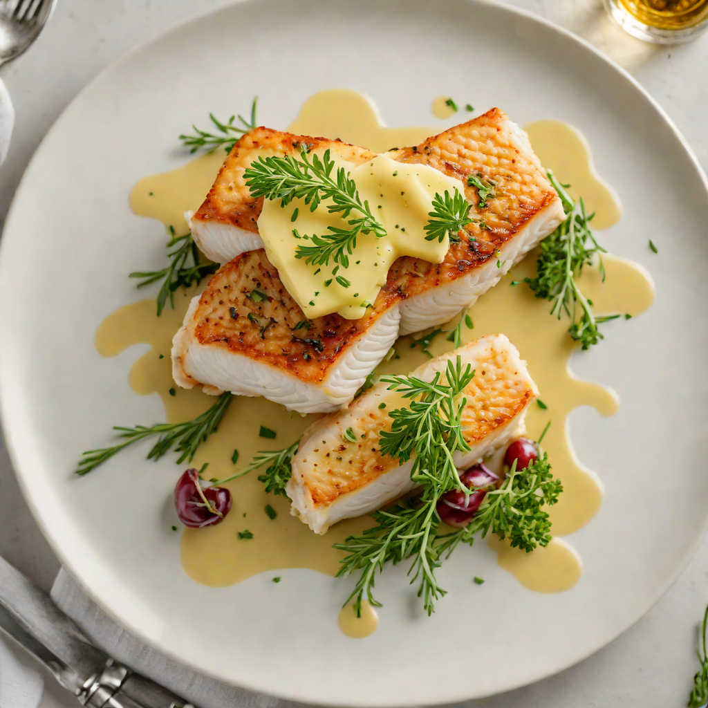Pan-Seared Cod with Marlborough Herb Butter