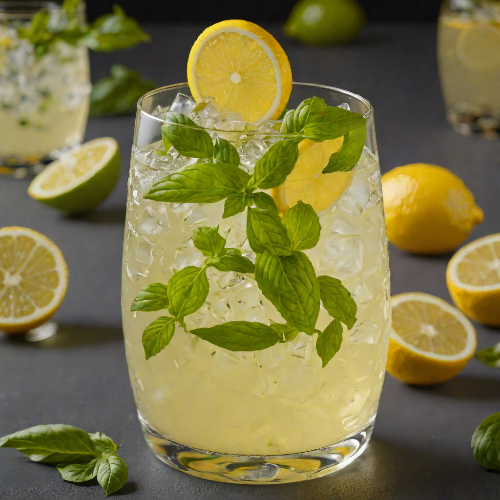 Basil-Infused Vodka Lemonade Cooler