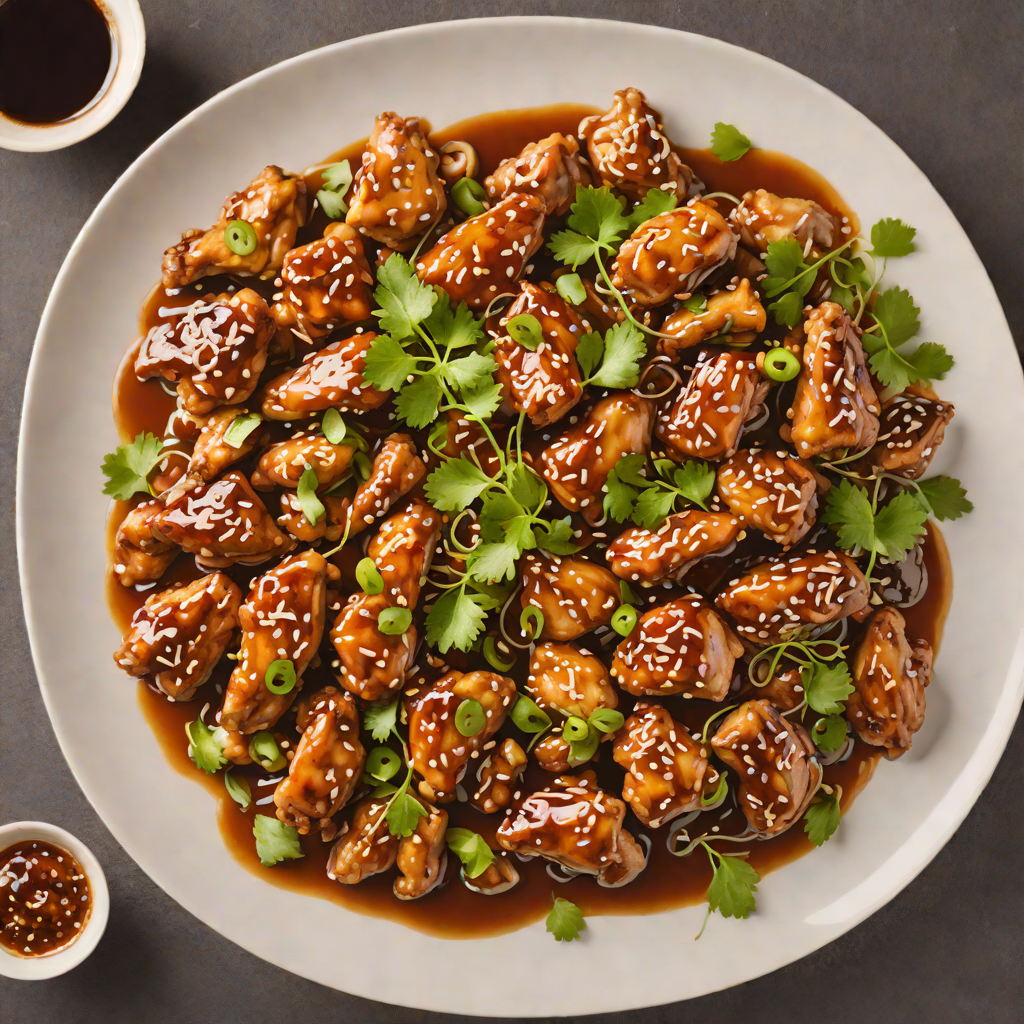Stir-Fried Chicken with Caramelized Honey-Garlic Sauce