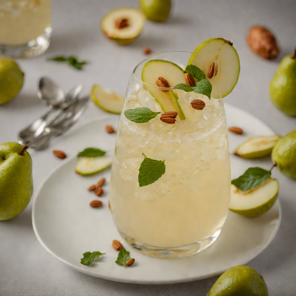 Cardamom Pear Fizz