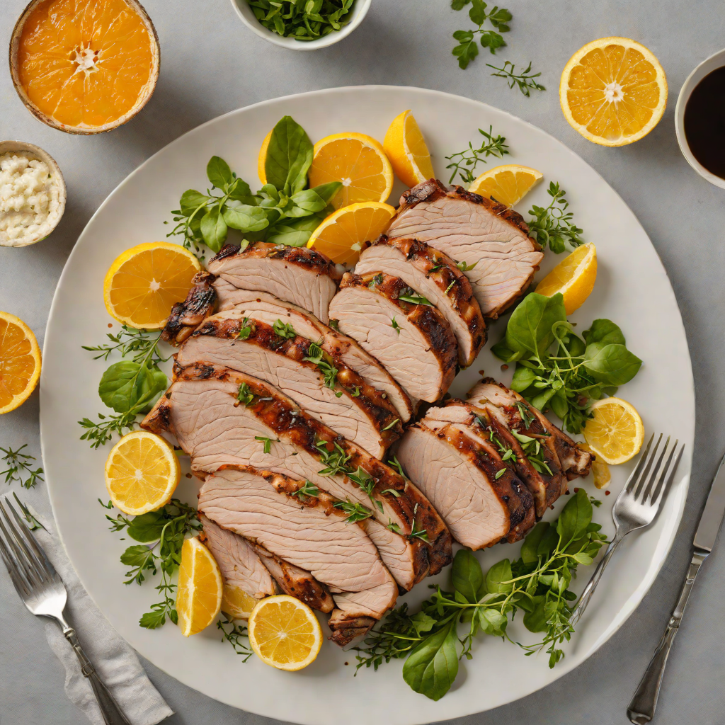 Sweet Citrus and Herb Roasted Pork Shoulder