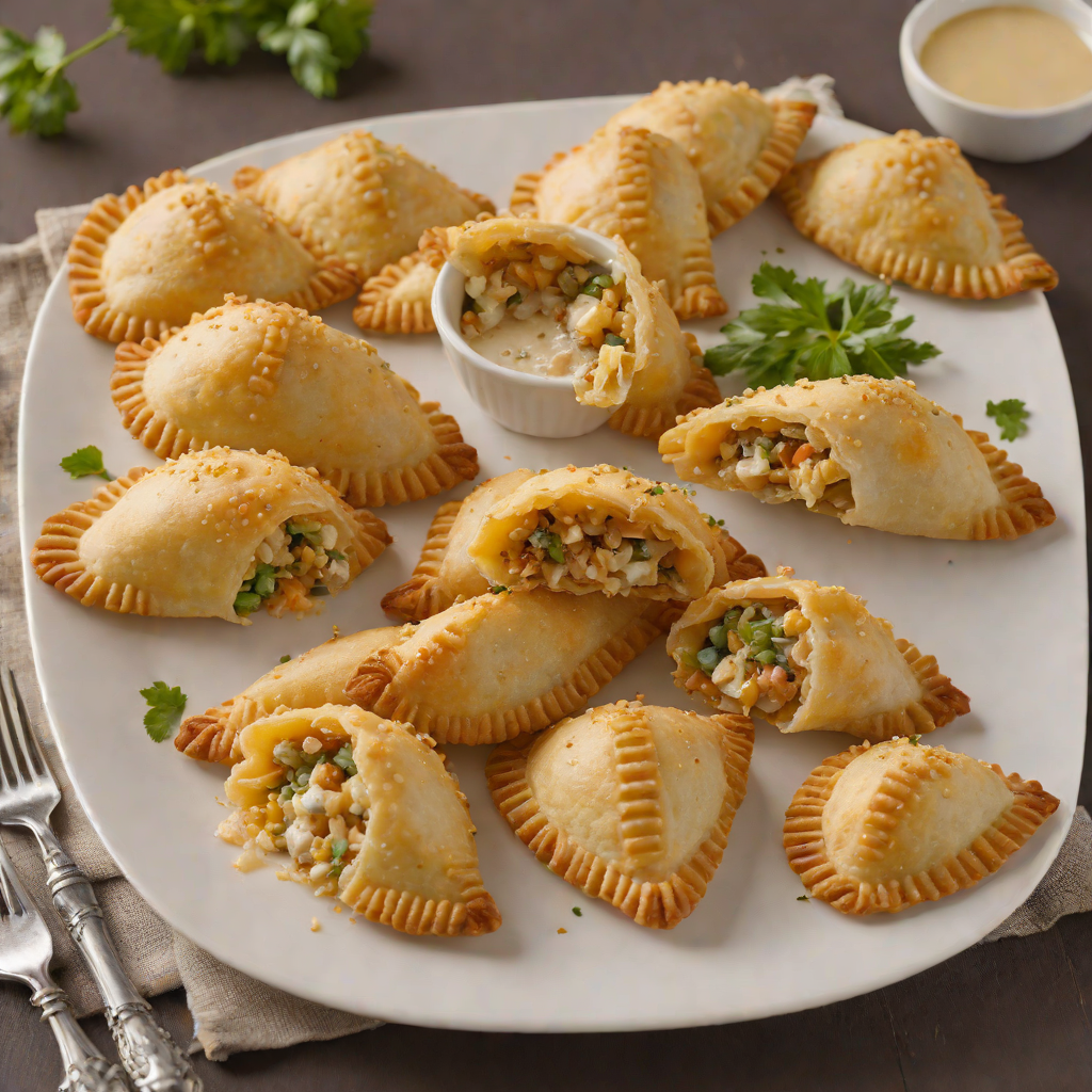 Roasted Garlic and Manchego Cheese Empanadas