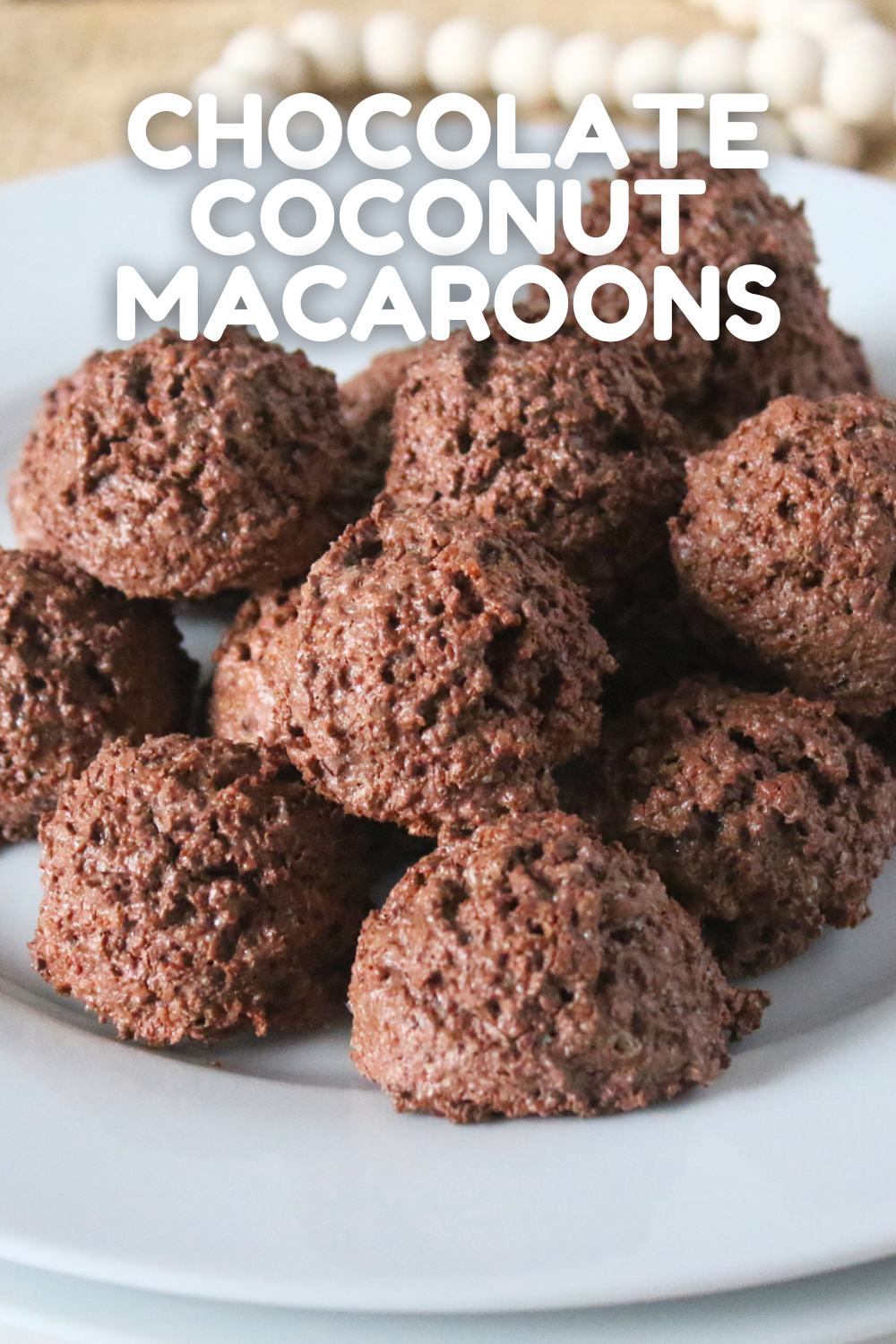 Five-Ingredient Chocolate Coconut Macaroons