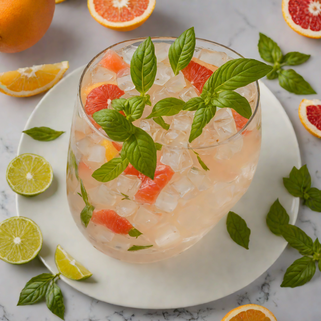 Vodka Basil Grapefruit Smash