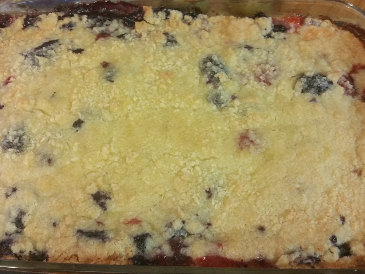 Half-Baked Lemon Berry Crumble